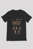 Secret Circle Siyah Unisex V Yaka Tişört