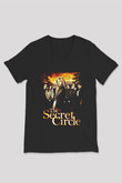Secret Circle Siyah Unisex V Yaka Tişört