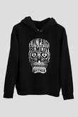 Seether Siyah Unisex Kapşonlu Sweatshirt