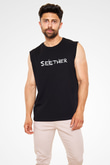 Seether Siyah Unisex Kolsuz Tişört