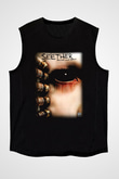 Seether Siyah Unisex Kolsuz Tişört