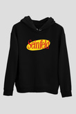 Seinfeld Siyah Unisex Hoodie