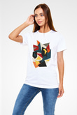 Şekil Beyaz Unisex Tişört T-Shirt - TişörtFabrikası