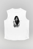 Selena Gomez Beyaz Unisex Kolsuz Tişört