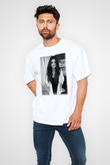 Selena Gomez Beyaz Unisex Oversize Tişört T-Shirt