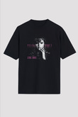 Selena Gomez Siyah Unisex Oversize Tişört T-Shirt