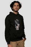 Septicflesh Baskılı Unisex Siyah Kapüşonlu Sweatshirt