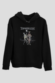 Septicflesh Baskılı Unisex Siyah Kapüşonlu Sweatshirt