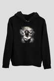 Septicflesh Baskılı Unisex Siyah Kapüşonlu Sweatshirt