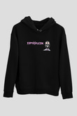 Septicflesh Baskılı Unisex Siyah Kapüşonlu Sweatshirt