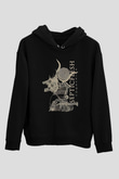 Septicflesh Baskılı Unisex Siyah Kapüşonlu Sweatshirt