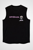 Septicflesh Baskılı Unisex Siyah Kolsuz Tişört - Tshirt
