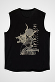 Septicflesh Baskılı Unisex Siyah Kolsuz Tişört - Tshirt
