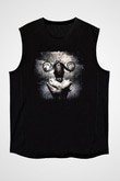 Septicflesh Baskılı Unisex Siyah Kolsuz Tişört - Tshirt