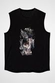 Septicflesh Baskılı Unisex Siyah Kolsuz Tişört - Tshirt