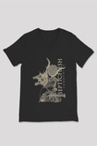 Septicflesh Baskılı Unisex Siyah V Yaka Tişört - Tshirt