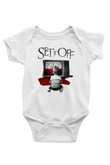 Set it off  Baskılı Beyaz Unisex Bebek Body - Zıbın