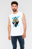 Set it off  Baskılı Beyaz Unisex Kolsuz Tişört - Tshirt
