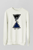 Set it off  Baskılı Beyaz Unisex Sweatshirt