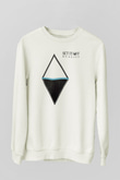 Set it off  Baskılı Beyaz Unisex Sweatshirt