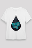 Set it off  Baskılı Unisex Beyaz Tişört - Tshirt