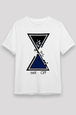 Set it off  Baskılı Unisex Beyaz Tişört - Tshirt