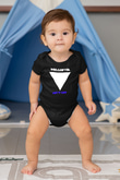 Set it off Baskılı Unisex Siyah Bebek Body - Zıbın