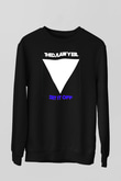Set it off Baskılı Unisex Siyah Sweatshirt