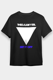 Set it off Baskılı Unisex Siyah Tişört - Tshirt