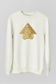 Sfenks Beyaz Unisex Sweatshirt