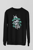 Shadowmoon Motocross Rider Baskılı Siyah Unisex Tshirt