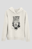Shameless Baskılı Beyaz Unisex Hoodie