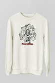 Shameless Baskılı Beyaz Unisex Sweatshirt