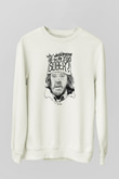 Shameless Baskılı Beyaz Unisex Sweatshirt