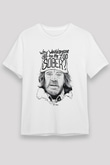 Shameless Unisex Baskılı Beyaz Tişört - Tshirt