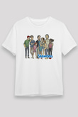 Shameless Unisex Baskılı Beyaz Tişört - Tshirt