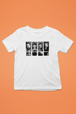Shamrain Baskılı Unisex Siyah Çocuk Tişört - Tshirt