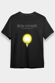 Shamrain Baskılı Unisex Siyah Tişört - Tshirt