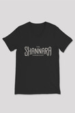 Shannara Chronicles Siyah Unisex V Yaka Tişört