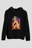 She-Ra Siyah Unisex Kapüşonlu Sweatshirt