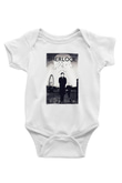 Sherlock Baskılı Beyaz Unisex Bebek Body - Zıbın