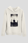 Sherlock Beyaz Unisex Kapşonlu Sweatshirt