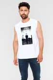 Sherlock Beyaz Unisex Kolsuz Tişört