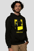 Sherlock Siyah Unisex Hoodie