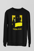 Sherlock Siyah Unisex Sweatshirt
