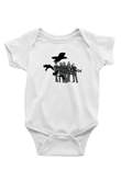 Shinedown Baskılı Beyaz Unisex Bebek Body - Zıbın