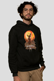 Shinedown Baskılı Unisex Siyah Kapüşonlu Sweatshirt