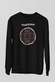 Shinedown Baskılı Unisex Siyah Sweatshirt