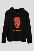 Shining Siyah Unisex Kapüşonlu Sweatshirt