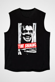 Shining Siyah Unisex Kolsuz Tişört